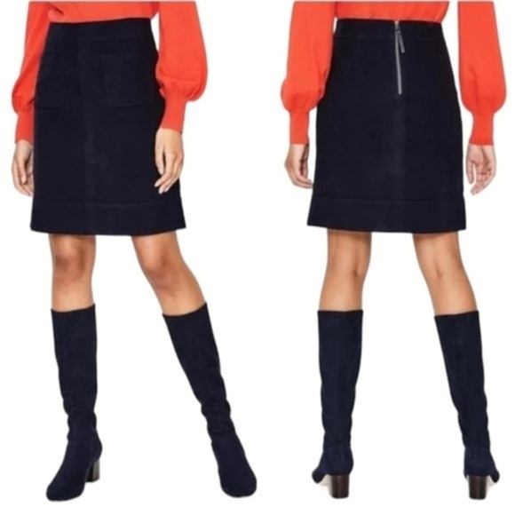 BODEN NAVY DORCHESTER MINI SKIRT SIZE 10 - Picture 1 of 13